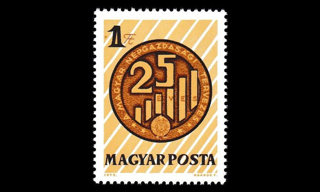 Unkari 2804 ** Kansantaloussuunnittelua 25v (1972)
