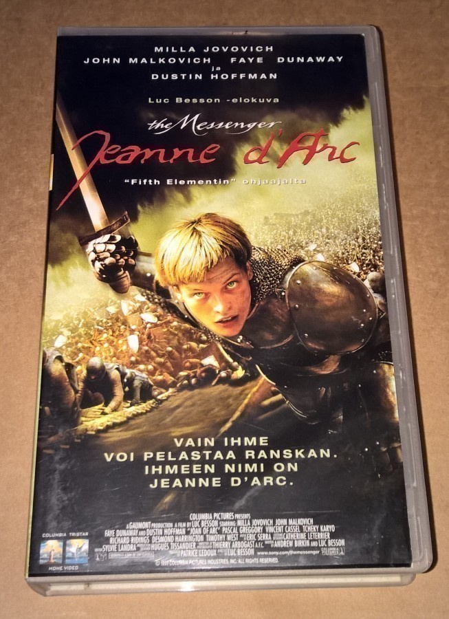 THE MESSENGER JEANNE D´ARC 1999 MILLA JOVOVICH VHS