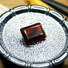 Suuri läpikuultava granaatti 32.87 ct kaneli oranssinruskea - pikkukuva 3
