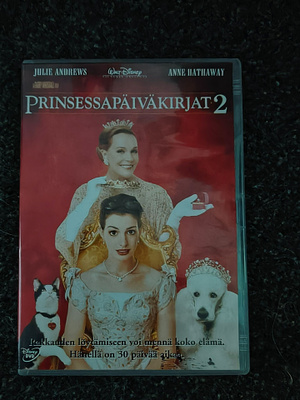 Prinsessa päiväkirjat 2 dvd