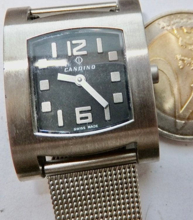 VANHA Kello Candino Waterresistant Sveitsi Alkup Ranneke