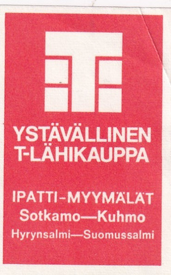 Sotkamo - Kuhmo.  Ipatti myymälät   b593