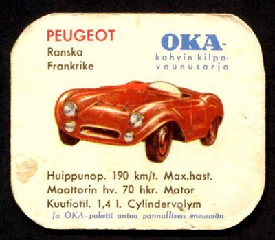 OKA Kilpavaunusarja, PEUGEOT
