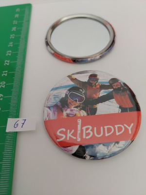 pinssi rintamerkki paketti nro 67 :  SKIBUDDY PEILI