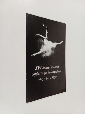 XVI kansainväliset ooppera- ja balettijuhlat 20.5.-31.5.1972