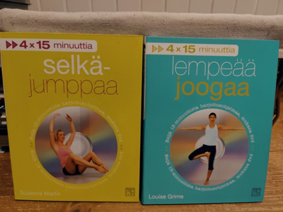 Selkäjumppaa ja lempeää joogaa -kirjat