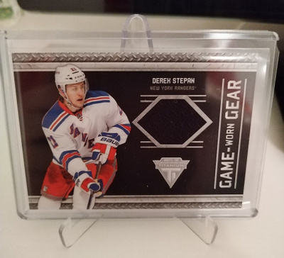 11-12 Titanium Game Worn Gear Game Jersey Derek Stepan