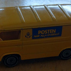 VW Transporter T3 Kombi 4D Sveriges Posten Yellow 1984 1:55 - pikkukuva 2
