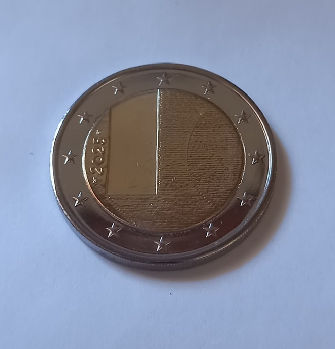 Suomi 2025 2 € Suomen valtiovierailut unc rullasta