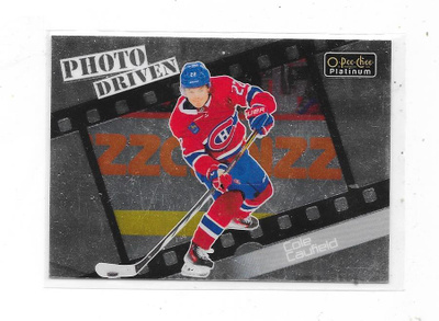 2023-24 OPC Platinum Photo Driven #8 Cole Caulfield , Habs