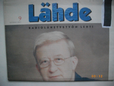Lähde - Radiolähetystyön lehti Nro 9/2001 (23.7)