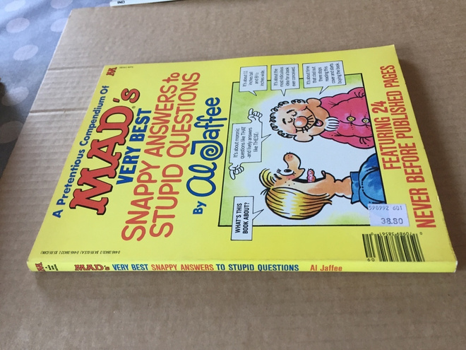 MAD VERY BEST SNAPPY ANSWERS...... 1986 HYVÄ