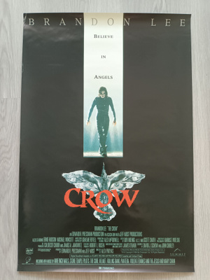 The Crow - Korppi (Brandon Lee) Finnkino promojuliste 1994