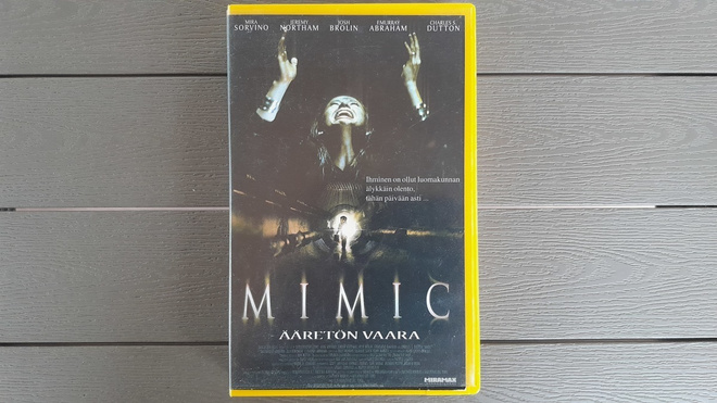 VHS: Mimic - Ääretön Vaara (Mira Sorvino,Jeremy Northam 1997