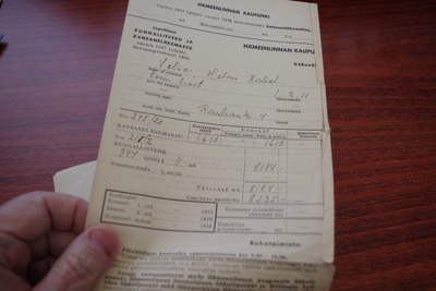 Kansaneläkemaksu vuodelta 1948
