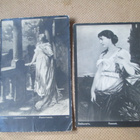 neljä vintage taidekorttia -  1900-luku alku - pikkukuva 3