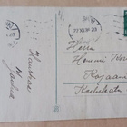Joulu-ukko autoilee, mukana neliapilan lehtiä, p. 1936 - pikkukuva 2