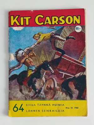 Kit Carson sarjakuvalehti nro:10/1960 ,3 seikkailutarinaa