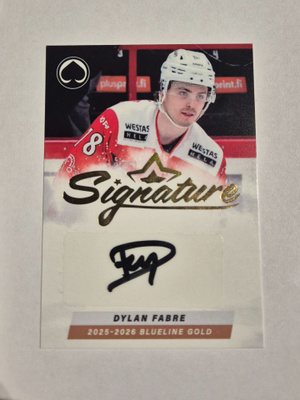 Blueline 25-26 Dylan Fabre signature gold