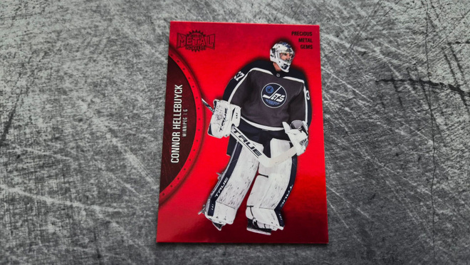 Connor Hellebuyck  2021-22 Metal Precious Metal Gems /100