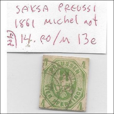 SAKSA PREUSSI 1861 (K15-S43)