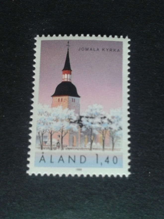Åland 1988 jomalan kirkko**