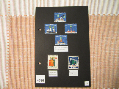 Joulumerkkejä 1953-1962.