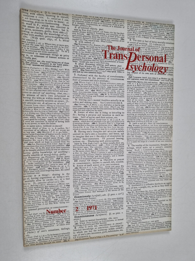 The Journal of Transpersonal Psychology 2/1971