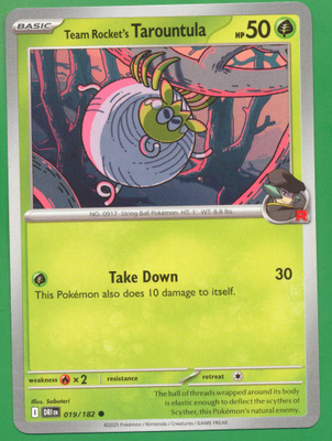 Pokémon Team Rocket's Tarountula
