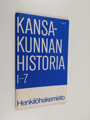 Kansakunnan historia, 1-7 - henkilöhakemisto
