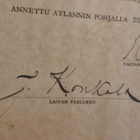 Kastetodistus 1934 Suomen Joutsen Me Neptunus - pikkukuva 4