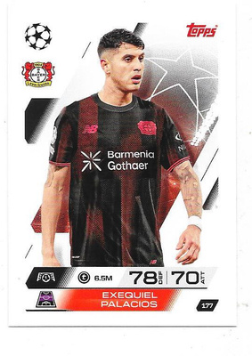 2025-26 Topps Match Attax #177 Ezequiel Palacios  Leverkusen