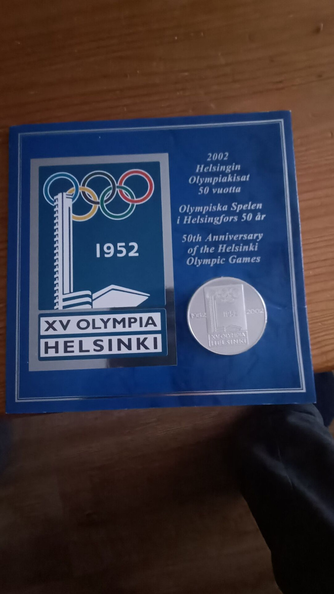 1952 olympia 50.v muisto mitali