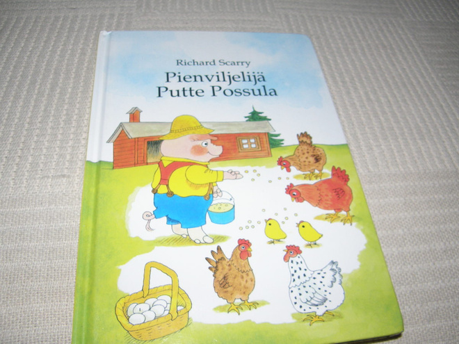Richard Scarry Pienviljelijä Putte Possula