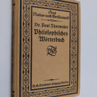 Dr. Paul Thormeyer : Philosophisches Wörterbuch - pikkukuva 1