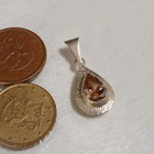 Kotimainen Design Hopea riipus kivillä KI 925 - pikkukuva 2