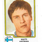 1979 Panini MM #172 Matti Hagman , Suomi & HIFK - pikkukuva 1