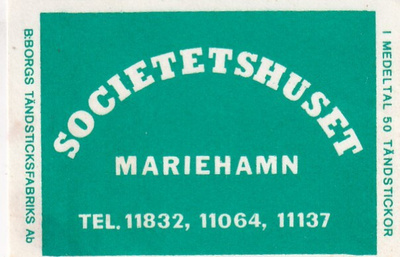 Mariehamn, Societethuset,   s85