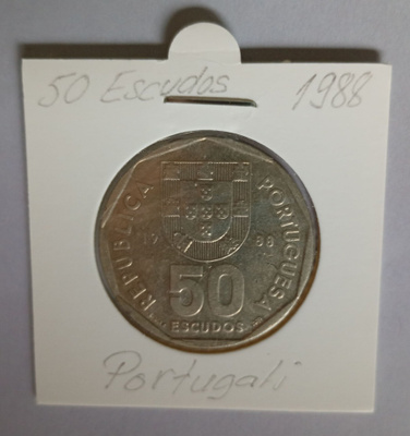Portugali 50 Escudos v.1988 KM#636