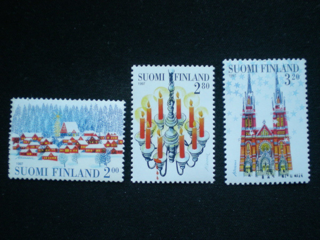Postituoreet merkit Joulu 1997 - LaPe 1406-1408 **