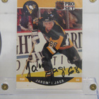 Jaromir Jagr RC #68 Penguins, Puck & Card Holder AUTOGRAPH - pikkukuva 2