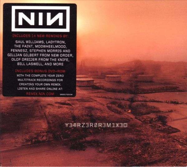 Nine Inch Nails - Y34RZ3R0R3M1X3D (CD+DVD) EX+!! Year Zero