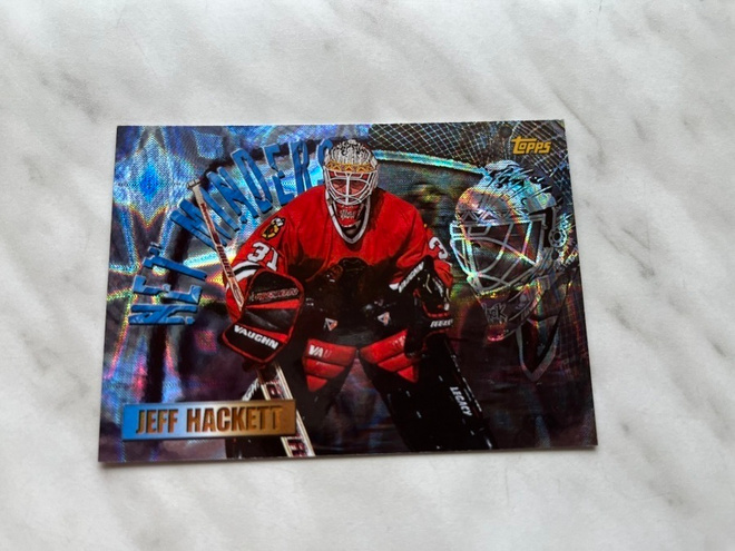 1998-99 Topps Season's Best Net Minders Jeff Hackett #SB5