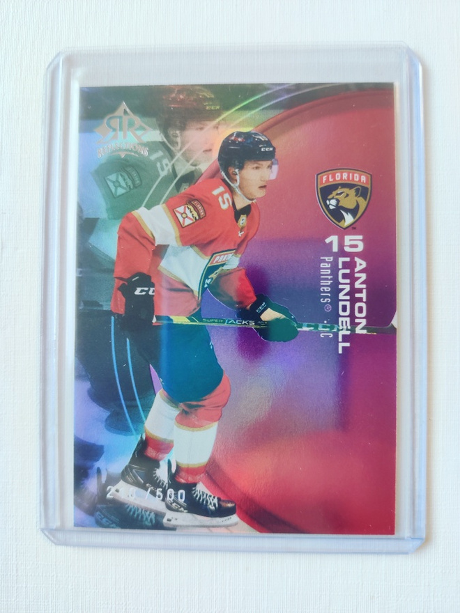 Anton Lundell - 21-22 UD Reflections Red Rookie /500