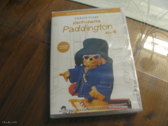 Täältä tulee Karhuherra Paddington osa 4 (DVD) *uusi*
