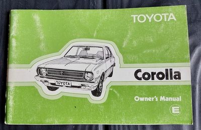 Toyota Corolla Owner's manual 1977