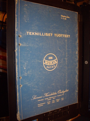 Nokia - teknilliset tuotteet ohjehinnasto 1965 ( SIS POSTIKU
