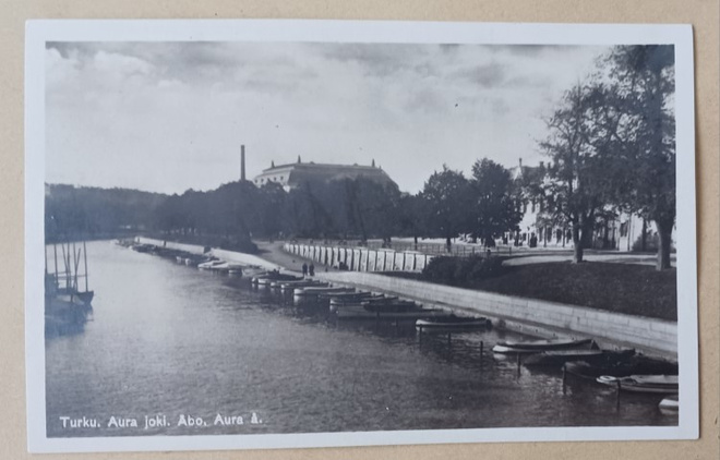 Turku, Aurajokea, vkpk, Kenttäpostia 1939