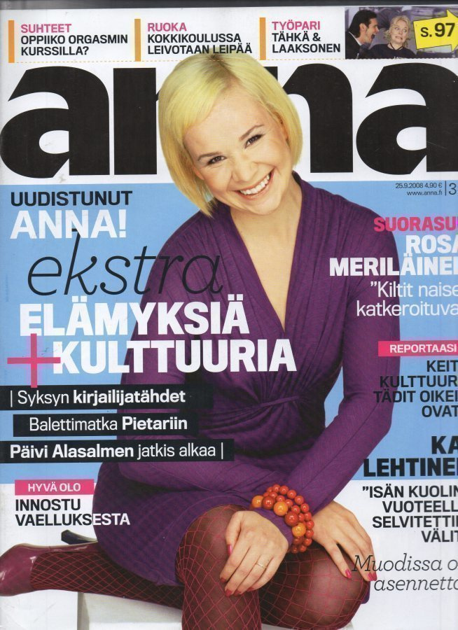Anna n:o 39 2008 Roosa Meriläinen. Kirjailijoita. Kai Lehtin