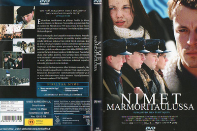 Nimet Marmoritaulussa	(6 104)	k	-FI-		DVD		peter franzen	200